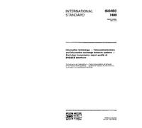 ISO/IEC 7480:1991, Information technology - Telecommunications and information exchange between systems - Start-stop transmission signal quality at DTE/DCE interfaces