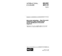 ISO/IEC 8613-12:1996, Information technology - Open Document Architecture (ODA) and interchange format: Identification of document fragments