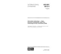 ISO/IEC 8613-4:1994, Information technology - Open Document Architecture (ODA) and Interchange Format: Document profile