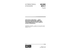 ISO/IEC 8613-7:1994, Information technology - Open Document Architecture (ODA) and Interchange Format: Raster graphics content architectures