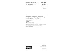 ISO/IEC 8632-3:1999, Information technology -- Computer graphics -- Metafile for the storage and transfer of picture description information -- Part 3: Binary encoding