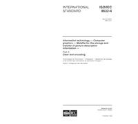 ISO/IEC 8632-4:1999, Information technology -- Computer graphics -- Metafile for the storage and transfer of picture description information -- Part 4: Clear text encoding
