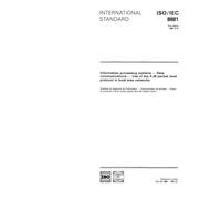ISO/IEC 8881:1989, Information processing systems - Data communications - Use of the X.25 packet level protocol in local area networks