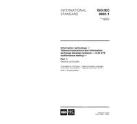 ISO/IEC 8882-1:1996, Information technology - Telecommunications and information exchange between systems - X.25 DTE conformance testing - Part 1: General principles