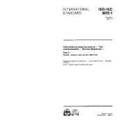 ISO/IEC 9072-1:1989, Information processing systems - Text communication - Remote Operations - Part 1: Model, notation and service definition