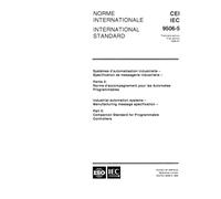 ISO/IEC 9506-5:1999, Industrial automation systems -- Manufacturing message specification -- Part 5: Companion standard for programmable controllers