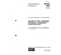 ISO/IEC 9804:1994, Information technology -- Open Systems Interconnection -- Service definition for the commitment, concurrency and recovery service element