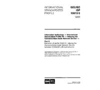 ISO/IEC ISP 10613-5:1994, Information technology - International Standardized Profile RA - Relaying the Connectionless-mode Network Service - Part 5: ... Network Service between CSMA/CD LAN subne