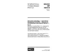 ISO/IEC ISP 10613-8:1994, Information technology - International Standardized Profile RA - Relaying the Connectionless-mode Network Service - Part 8: ... Network Service between CSMA/CD LAN sub