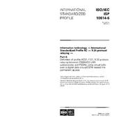 ISO/IEC ISP 10614-6:1995, Information technology - International Standardized Profile RC - X.25 Protocol relaying - Part 6: Definition of profile ... and PSDNs using virtual calls over a digita