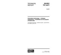 ISO/IEC TR 14471:1999, Information technology -- Software engineering -- Guidelines for the adoption of CASE tools