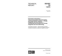 ISO/IEC TR 14475:2001, Information technology -- Telecommunications and information exchange between systems -- Private Integrated Services Network -- ... for Private Integrated Services Networking