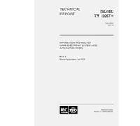 ISO/IEC TR 15067-4:2001, Information technology - Home Electronic System (HES) Application Model - Part 4: Security System for HES