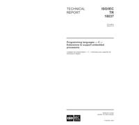 ISO/IEC TR 18037:2004, Programming languages - C - Extensions to support embedded processors