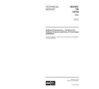 ISO/IEC TR 19759:2005, Software Engineering - Guide to the Software Engineering Body of Knowledge (SWEBOK)