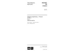 ISO/IEC TR 9126-3:2003, Software engineering - Product quality - Part 3: Internal metrics