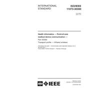 ISO/IEEE 11073-30300:2004, Health informatics - Point-of-care medical device communication - Part 30300: Transport profile - Infrared wireless