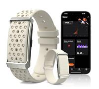 iSo Tech Pulsera Inteligente Sin Pantalla, Smartwatch Fitness Tracker con Monitoreo 24/7 de Actividad, Sueño & Frecuencia Cardíaca, Modo Multideporte, Batería 35 Días, IP68 para Mujer Hombre
