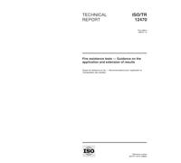 ISO/TR 12470:1998, Fire resistance tests - Guidance on the application and extension of results