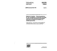 ISO/TR 12654:1997, Electronic imaging -- Recommendations for the management of electronic recording systems for the recording of documents that may be required as evidence, on WORM optical disk