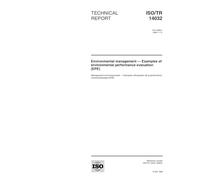 ISO/TR 14032:1999, Environmental management -- Examples of environmental performance evaluation (EPE)