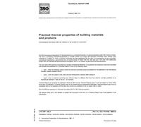 ISO/TR 9165:1988, Practical thermal properties of building materials and products