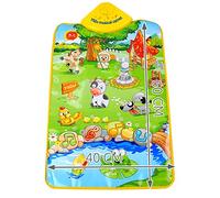 Iso Trade-Adventure Mat Animals Light Sound Effects Blanket Baby Toddler Interactive 4690 Alfombras, Multicolor, Largo