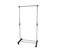 ISO TRADE Clothes Coat Rack with Wheels Wardrobe Hangers # 4851 Percheros Burro, Multicolor, Único
