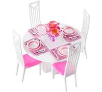 Iso Trade- Juego de Comedor para muñecas Accesorios, Multicolor, Klein (8248)