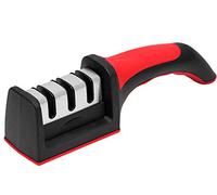 Iso Trade Knife Sharpener 3 Steps Sharpener Comfortable Handle Excellent Blades Kitchen Household 6672 Marca