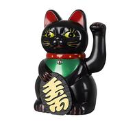 Iso Trade Lucky Golden Chinese Cat Maneki-Neko - Good Fortune Symbol #3064 Figuritas Decorativas, Multicolor, Único