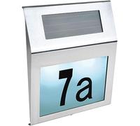Iso Trade Solar Powered House Number Plate Illuminated Backlit Sign Illuminated House Door 6783 marca