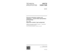 ISO/TS 10303-1008:2001, Industrial automation systems and integration - Product data representation and exchange - Part 1008: Application module: Layer assignment