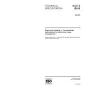 ISO/TS 12029:2002, Electronic imaging - Forms design optimization for electronic image management