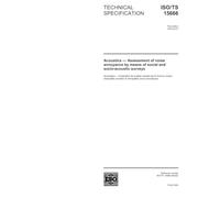 ISO/TS 15666:2003, Acoustics - Assessment of noise annoyance by means of social and socio-acoustic surveys