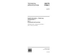 ISO/TS 17090-1:2002, Health informatics - Public key infrastructure - Part 1: Framework and overview