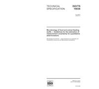ISO/TS 19036:2006, Microbiology of food and animal feeding stuffs - Guidelines for the estimation of measurement uncertainty for quantitative determinations