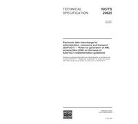 ISO/TS 20625:2002, Electronic data interchange for administration, commerce and transport (EDIFACT) - Rules for generation of XML scheme files (XSD) on the basis of EDI(FACT) implementation guidelines
