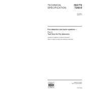 ISO/TS 7240-9:2006, Fire detection and alarm systems - Part 9: Test fires for fire detectors