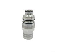 ISO16028 Acopladores rápidos de cara plana, accesorios hidráulicos de acero al carbono M46, presión de trabajo de 35 MPa para aplicaciones de construcción y mantenimiento ferroviario (cuerpo hembra