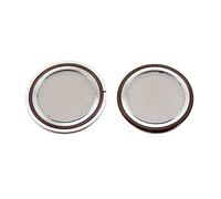 ISO63 ISO80 ISO100 Stainless Steel 304 Vacuum Plat Screen Bracket Filter Bracket Net with Aluminum Outer Ring for Pipe Tri Clamp (Color : Silver, Size : ISO80) Plumbing Fittings