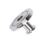 ISO63 to KF25 ISO to KF Vacuum 304 Stainless Steel Large and Small Head Reducing Joint HMCOCOOFM