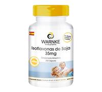 Isoflavonas de Soja 35mg - sin ingeniería genética - con Vitamina E - 250 Cápsulas - Formato familiar | Warnke Vitalstoffe - Calidad de farmacia alemana