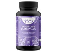 Isoflavonas de Soja con Calcio, Magnesio y Zinc | Ayuda a Aliviar los síntomas de la menopausia, el cansancio y la fatiga 60 cápsulas Vegetales (60 Cápsulas (1 Bote)...)