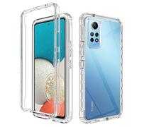 ISOI Funda para Xiaomi Redmi Note 12 Pro 4G, 360 Grados Protección Diseñada, Transparente Ultrafino Silicona TPU Frente y PC Back Carcasa Belleza Original Funda de Doble Protección - Transparente