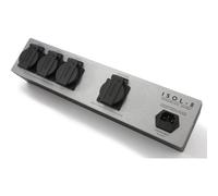 Isol-8 PowerLine Ultra 4 - Regleta, barra de enchufes o protector contra sobretensiones, Protección contra sobretensiones