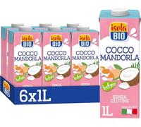 ISOLA BIO - Bebida Ecológica Vegetal Coco y Almendra - Pack 6 X 1 L
