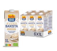 ISOLA BIO - Bebida Ecológica Vegetal de Avena Barista - Pack 6 X1L