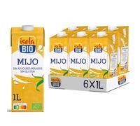 ISOLA BIO - Bebida Ecológica Vegetal de Mijo - Pack de 6 X 1 L
