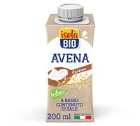 ISOLA BIO - Pack de 24 Unidades de 200 ml de Crema Ecológica de Avena para Cocinar - Sin Azúcar Añadido - Apta para Consumo Vegano - Indicada como Alternativa Vegetal a la Nata Líquida
